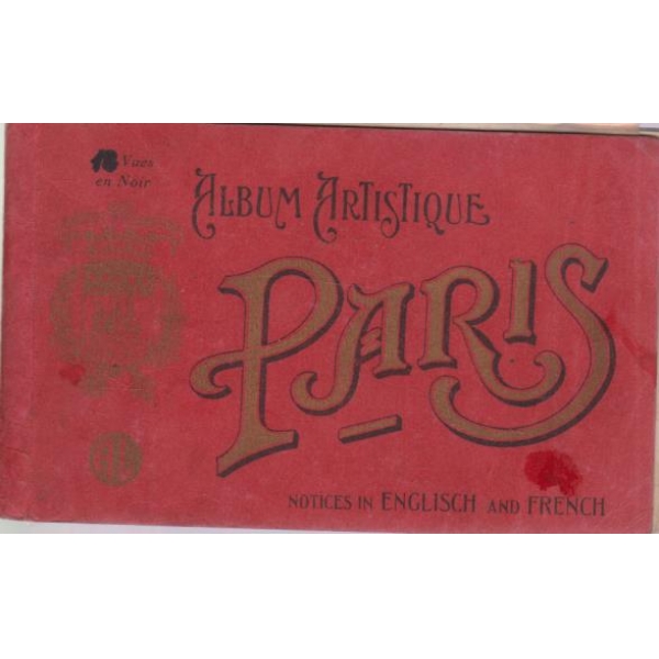 Album Artistique Raris-notices in Englisch and French