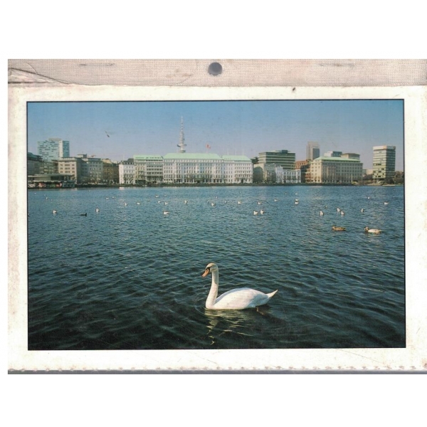 Hanbugr-An der Alster-fotografii von Michaiel Pasdzior-картички с календар-1995 г.