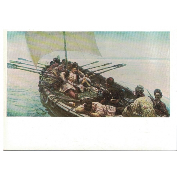 Снимка-Государственньий Русский музей-В.И.Суриков(1848-1916) Степан Разин 1907 г.