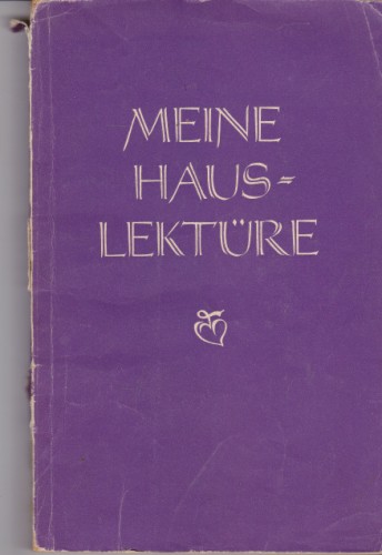 Meine Hauslektüre