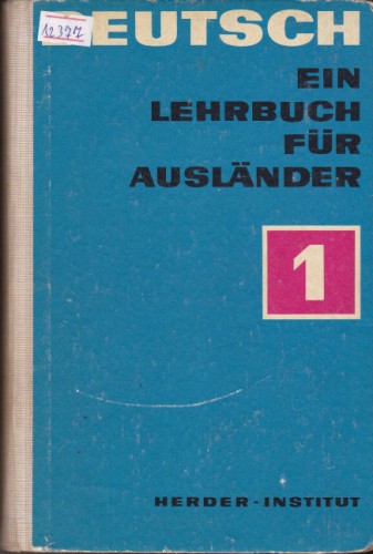 Deutsch  Ein Lehrbuch für Ausländer