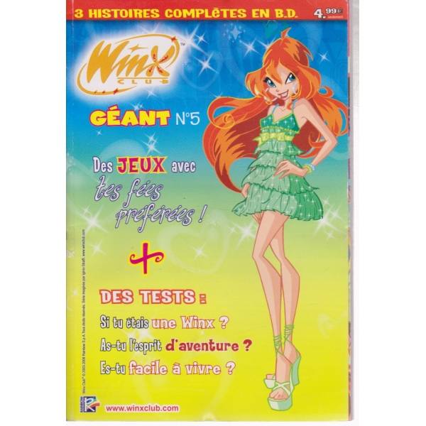 Winx club -3 histoires completes en B. D.