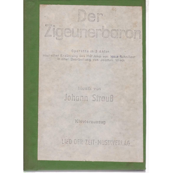 Der Zigeunerbaron-operette in 3 Akten