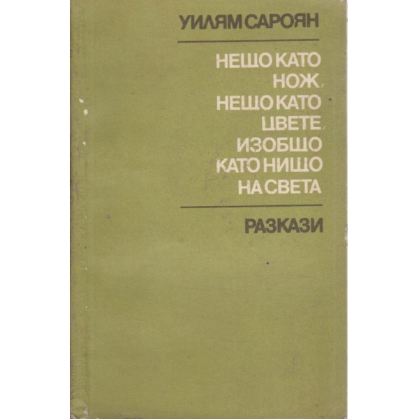 Нещо като нож,нещо като цвете,изобщо като нищо на света
