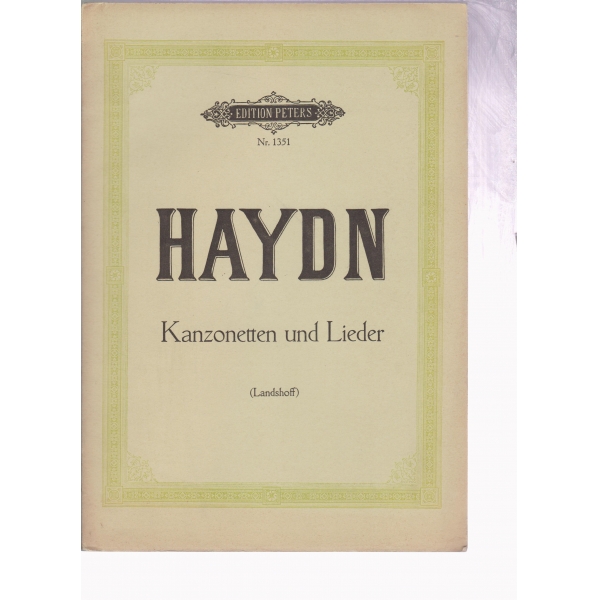 Kanzonetten und Lieder