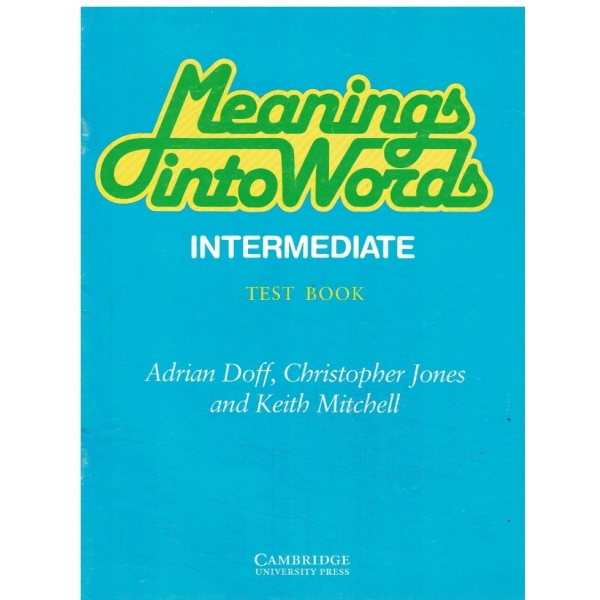 Meanings into Words-test book