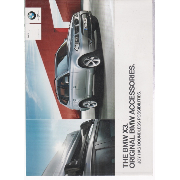 The BMW X3.Original BMW accessolries-2-2011